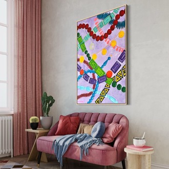 Festival Vibes, 120*80 cm