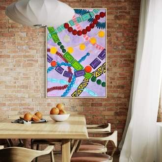 Festival Vibes, 120*80 cm