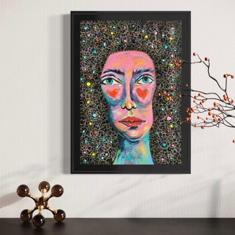 The Lady, 50x35 cm