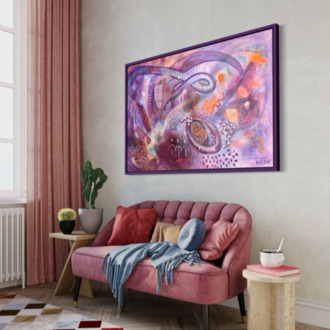 Bioluminescent Memory, 120*80 cm