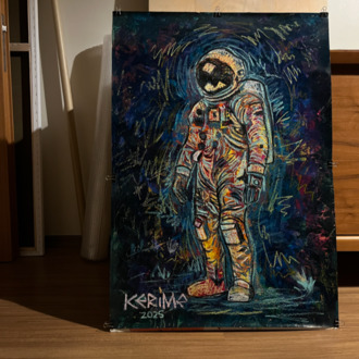 Astronot, 100x70 cm