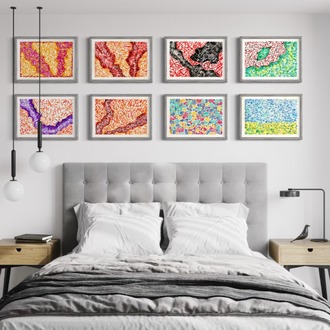 Stories of Lines Serisi  140*100 cm