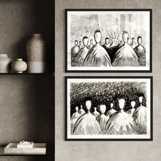 2'li Seri, 70x50 cm