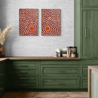 Chocolate Twin, 100x70cm