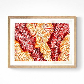 Stories of Lines-3  50*35 cm