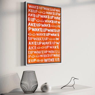 Woke Up, 70*50cm 