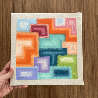 Pastel Vibes-5 , 26x26 cm