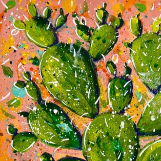 Cactus Vibes 50*35 cm