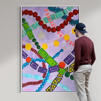Festival Vibes, 120*80 cm