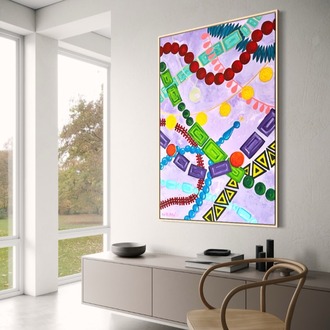 Festival Vibes, 120*80 cm