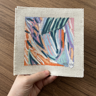 Pastel Vibes-1 , 17x17 cm