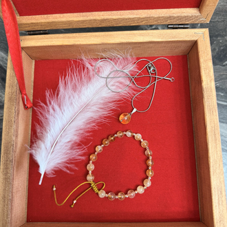Sitrin Taşı Set