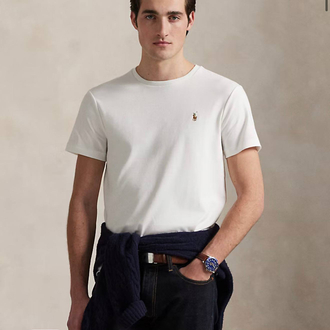 POLO RALPH LAUREN PAMUK PİMA KUMAŞ TSHIRT İMZA MİDİLLİ NAKIŞ ORJ SERİES 