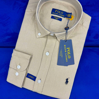 POLO RALPH LAUREN KETEN GÖMLEK İMZA MİDİLLİ NAKIŞ ORJ SERİES