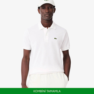 LACOSTE POLO YAKA PAMUK PİKE KUMAŞ TİMSAH İŞLEMELİ YIRTMAÇ DEYATLI ORJ SERİES