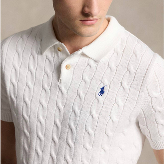 POLO RALPH LAUREN POLO YAKA %100 PAMUK TRİKO SAÇ ÖRGÜLÜ NAKIŞ LOGO ORJ SERİES