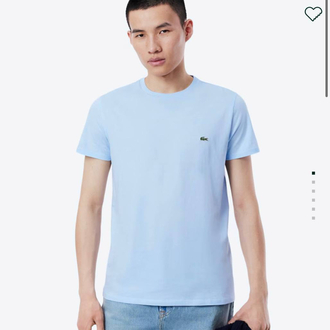 LACOSTE BASİC TİMSAH NAKIŞLI TSHIRT PIMA COTTON KUMAŞ ORJ SERİES