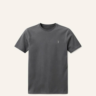 ALLSAINT NAKIŞ LOGOLU TSHIRT PAMUK PIMA KUMAŞ REGULAR FIT