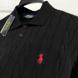POLO RALPH LAUREN POLO YAKA %100 PAMUK TRİKO SAÇ ÖRGÜLÜ NAKIŞ LOGO ORJ SERİES 