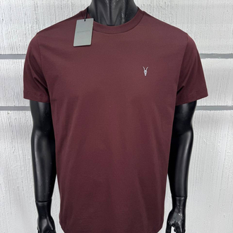 ALLSAINT NAKIŞ LOGOLU TSHIRT PAMUK PIMA KUMAŞ REGULAR FIT