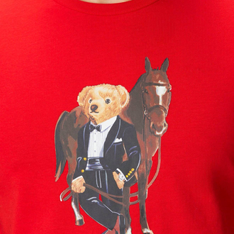 PL RALPH LAUREN BEAR BASKILI PAMUK TSHIRT