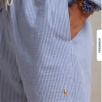 PL RALPH LAUREN ÖZEL ÇİZGİ YOKU KUMAŞ ŞORT
