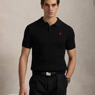 POLO RALPH LAUREN POLO YAKA %100 PAMUK TRİKO SAÇ ÖRGÜLÜ NAKIŞ LOGO ORJ SERİES 