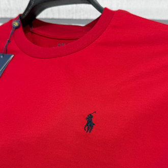 POLO RALPH LAUREN MİDİLLİ NAKIŞ TSHIRT PIMA COTTON KUMAŞ ORJ SERİES