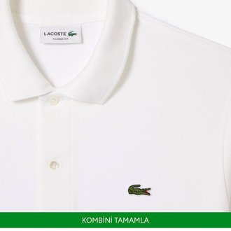 LACOSTE POLO YAKA PAMUK PİKE KUMAŞ TİMSAH İŞLEMELİ YIRTMAÇ DEYATLI ORJ SERİES