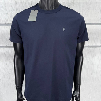 ALLSAINT NAKIŞ LOGOLU TSHIRT PAMUK PIMA  KUMAŞ REGULAR FIT