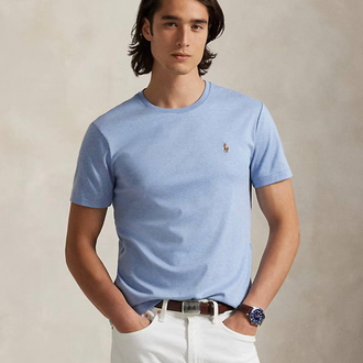POLO RALPH LAUREN PAMUK PİMA KUMAŞ TSHIRT İMZA MİDİLLİ NAKIŞ ORJ SERİES