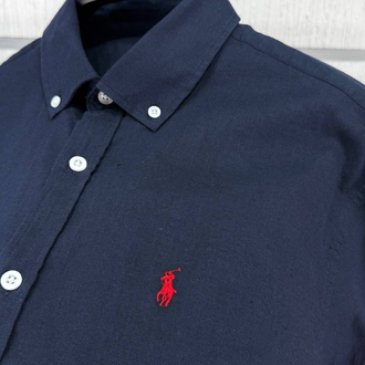 POLO RALPH LAUREN KETEN GÖMLEK İMZA MİDİLLİ NAKIŞ ORJ SERİES