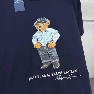 POLO RALPHLAUREN BEAR BASKILI TİŞÖRT