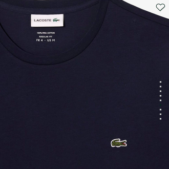 LACOSTE BASİC TİMSAH NAKIŞLI TSHIRT PIMA COTTON KUMAŞ ORJ SERİES