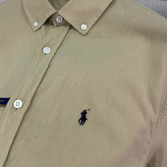 POLO RALPH LAUREN KETEN GÖMLEK İMZA MİDİLLİ NAKIŞ ORJ SERİES