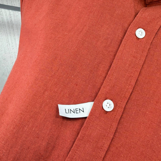 LACOSTE KETEN GÖMLEK TİMSAH NAKIŞ İŞLEMELİ RAHAT KALIP