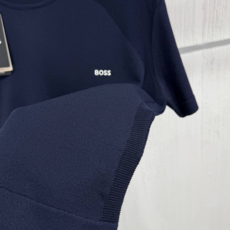 BOSS %100 RAYON KUMAŞ GÖĞÜSTE NAKIŞ DETAYLI