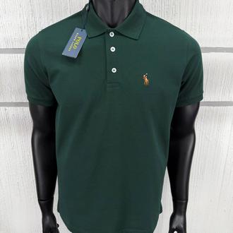 POLO RALPH LAUREN MİDİLLİ İMZA NAKIŞ PİKE PAMUK KUMAŞ YANLAR YIRTMAÇLI ORJ SERİES
