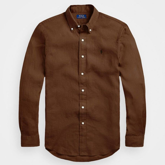 POLO RALPH LAUREN KETEN GÖMLEK İMZA MİDİLLİ NAKIŞ ORJ SERİES