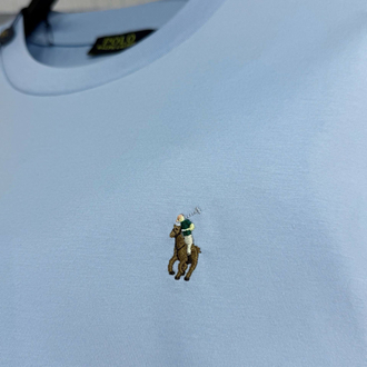 POLO RALPH LAUREN PAMUK PİMA KUMAŞ TSHIRT İMZA MİDİLLİ NAKIŞ ORJ SERİES