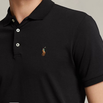 POLO RALPH LAUREN MİDİLLİ İMZA NAKIŞ PİKE PAMUK KUMAŞ YANLAR YIRTMAÇLI ORJ SERİES