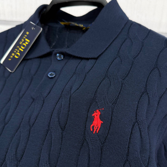 POLO RALPH LAUREN POLO YAKA %100 PAMUK TRİKO SAÇ ÖRGÜLÜ NAKIŞ LOGO ORJ SERİES