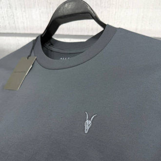 ALLSAINT NAKIŞ LOGOLU TSHIRT PAMUK PIMA KUMAŞ REGULAR FIT