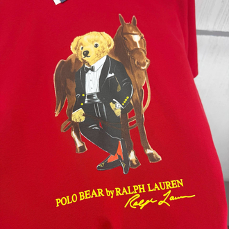 PL RALPH LAUREN BEAR BASKILI PAMUK TSHIRT