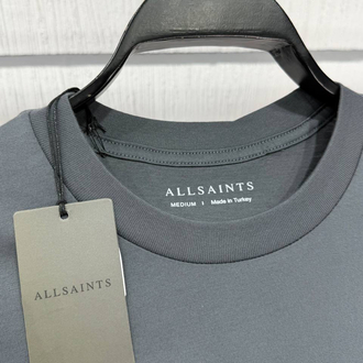 ALLSAINT NAKIŞ LOGOLU TSHIRT PAMUK PIMA KUMAŞ REGULAR FIT