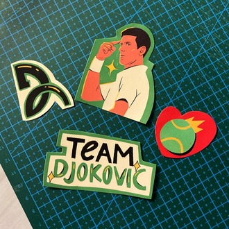 Hot Shot - Tennis Sticker Pack