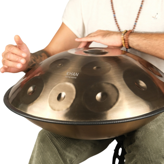 Mutant Handpan - 12 Notalı - Re minor - Paslanmaz çelik, Titanyum karışımı)