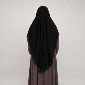 KHİMAR GÖLGELİ OVAL SUFLE (SİYAH)