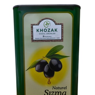 Khozak Naturel Soğuk Sıkım Sızma Zeytinyağı 5 LT.