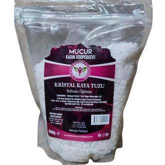Mucur Kadın Kooperatifi Kristal Kaya Tuzu 500 gr